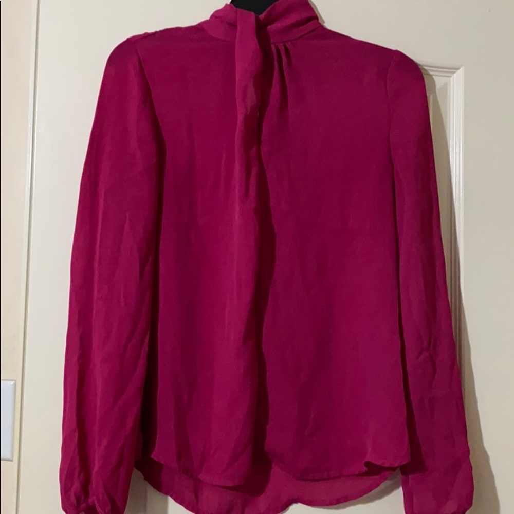 Pinkish purple blouse